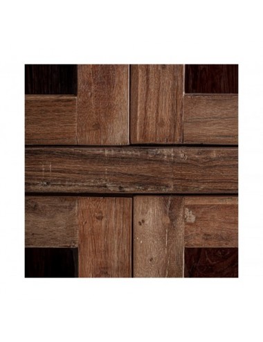 Vitrina Selby Madera Recuperada 120x46x198 Estilo Rústico - 5