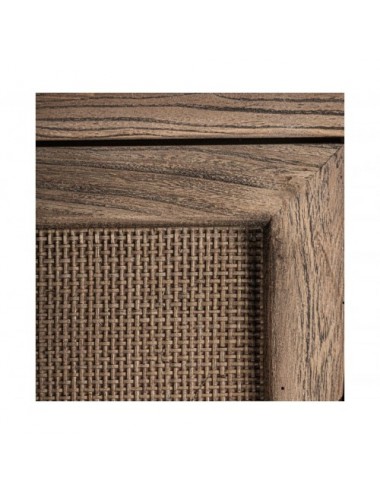 Mueble Tv Byremo Madera De Olmo 220x45x60 Estilo Contemporáneo - 8