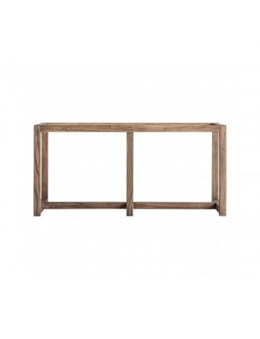 Base De Vitrina Masein Madera De Olmo 85x40x40 Estilo Colonial - 1