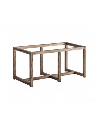 Base De Vitrina Masein Madera De Olmo 85x40x40 Estilo Colonial - 1