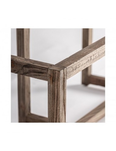 Base De Vitrina Masein Madera De Olmo 85x40x40 Estilo Colonial - 3