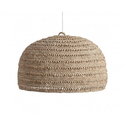 Lámpara De Colgar Deffe Fibra Natural 77x77x43 Estilo Boho - 1