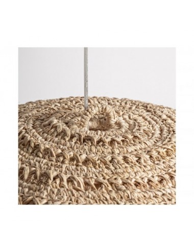 Lámpara De Colgar Deffe Fibra Natural 77x77x43 Estilo Boho - 4
