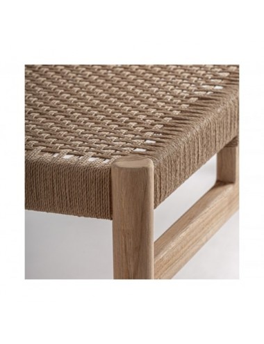 Banco Caen Madera De Teka 150x40x45 Estilo Clásico - 3