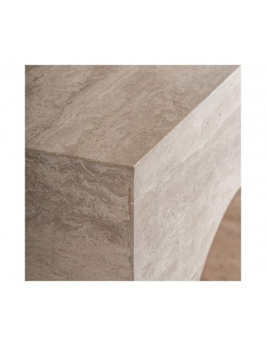 Consola Thiennes Travertino 150x35x80 Estilo Art Deco - 3