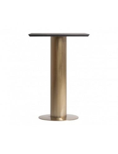 Mesa Bar Tasque Acero 65x65x105 Estilo Art Deco - 1