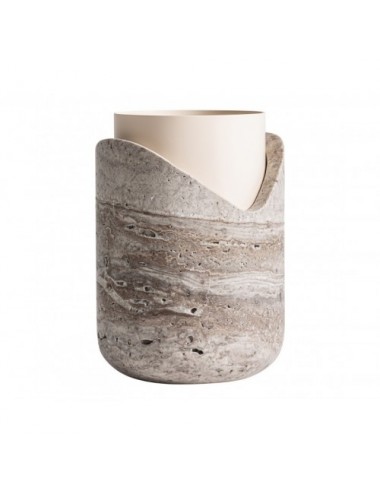 Jarrón Daye Mármol 15x15x22 Estilo Art Deco - 1