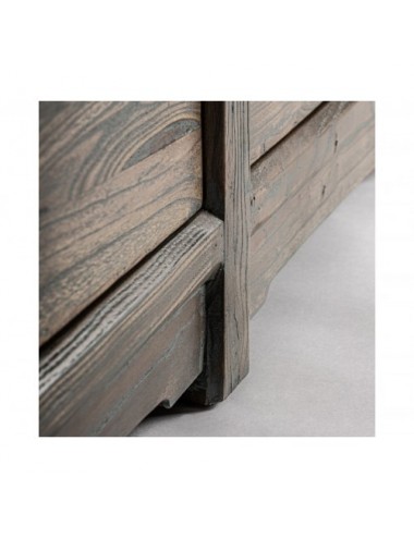 Mueble Tv Untza Madera De Pino Reciclado 220x45x60 Estilo Rústico - 7