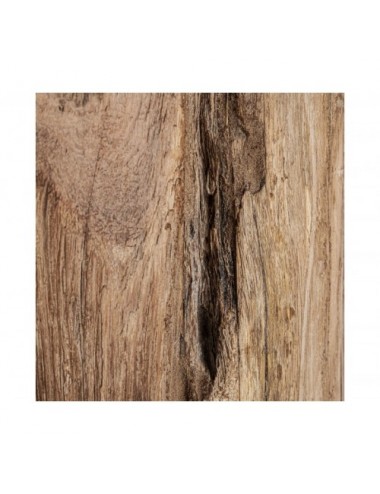 Mesa De Centro Erloy Madera De Teka Reciclada 90x60x40 Estilo Rústico - 3