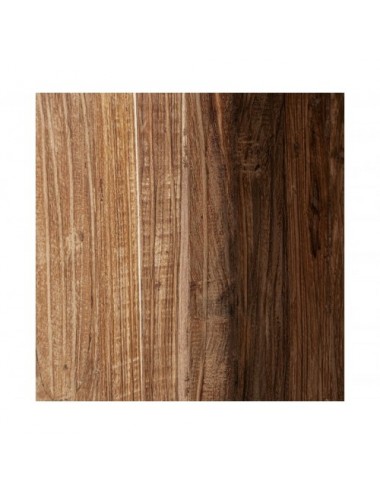 Mesa De Centro Erloy Madera De Teka Reciclada 70x55x46 Estilo Rústico - 6