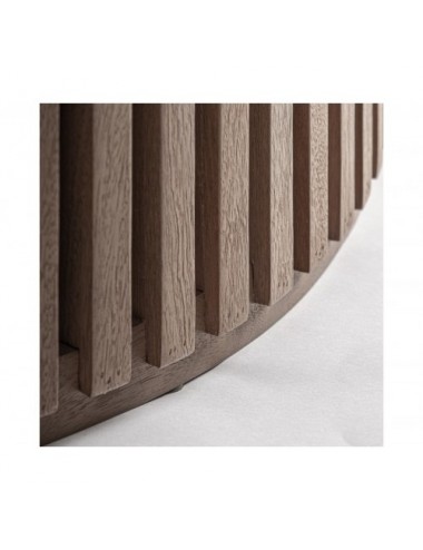 Mesa De Centro Gàbia Madera De Mango 101x101x31 Estilo Contemporáneo - 4