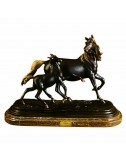 Figura Mare & Colt Decoración bronce artesanal Soher - 1