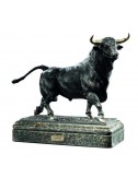 Figura Toro Bravo Decoración bronce artesanal Soher - 1