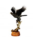 Figura Águila Decoración bronce artesanal Soher - 1