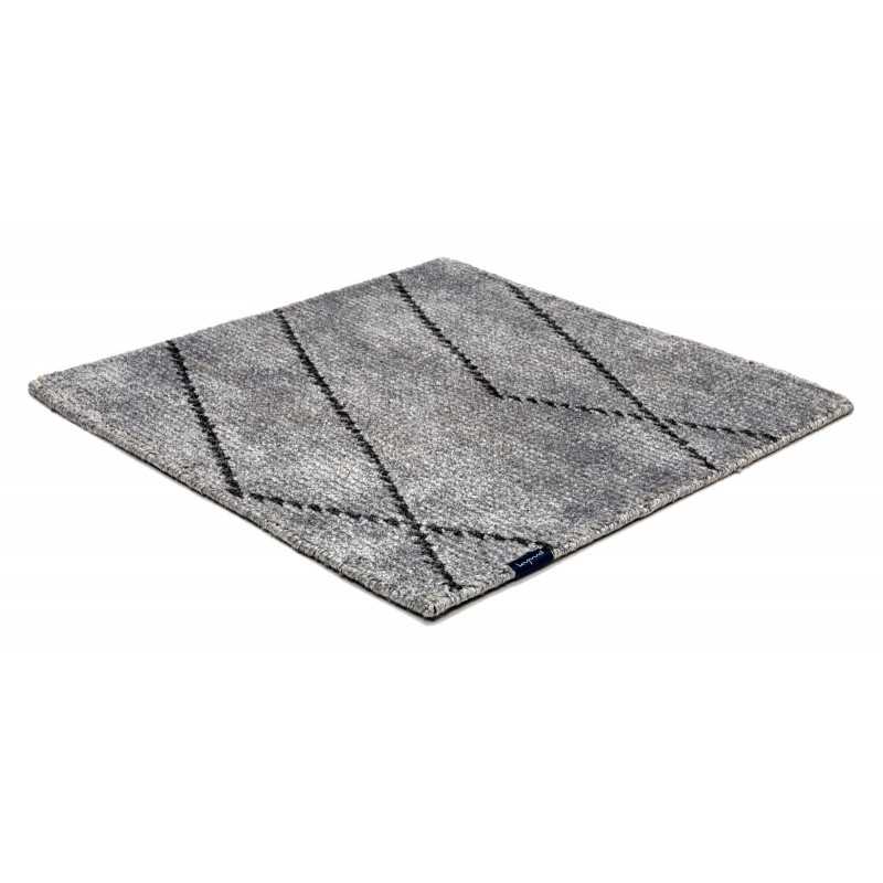 Alfombra Minimal Maroque Shifting Sands silver & shadow 300x400 The Lab - 1