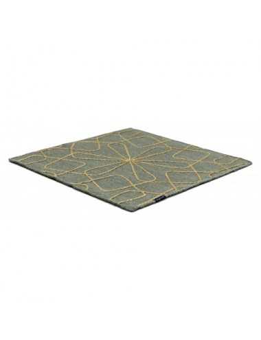 Alfombra Kelim Motifs Infinity avocado 300x400 Wool Range - 1