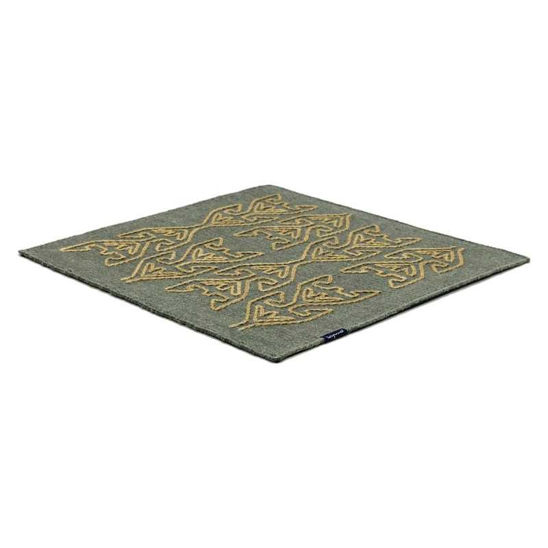 Alfombra Kelim Motifs Tree of Life avocado 300x400 Wool Range - 1