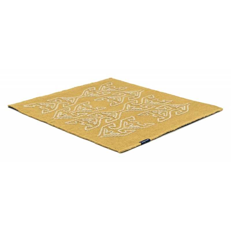 Alfombra Kelim Motifs Tree of Life mustard 300x400 Wool Range - 1