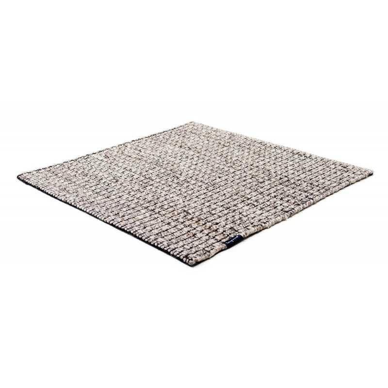Alfombra Nordic Plain nature & black 300x400 Wool Range - 1