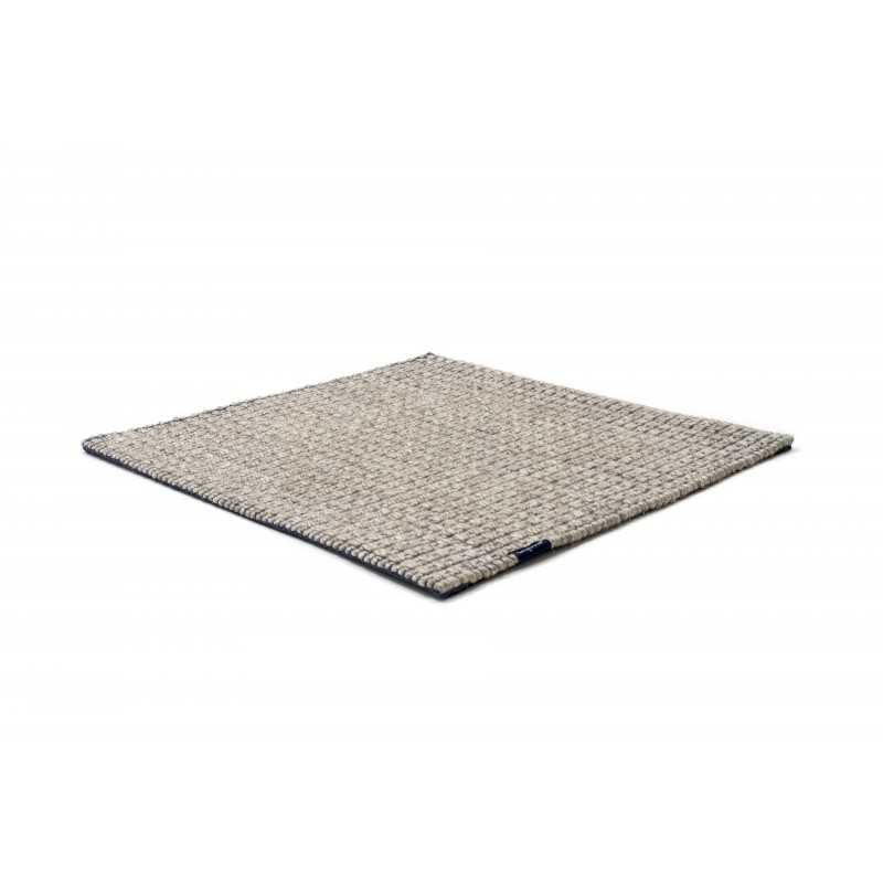 Alfombra Nordic Plain nature & denim blue 300x400 Wool Range - 1