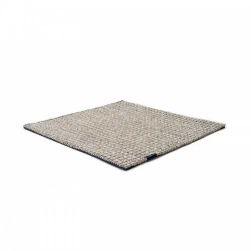 Alfombra Nordic Plain nature & denim blue 300x400 Wool Range - 1