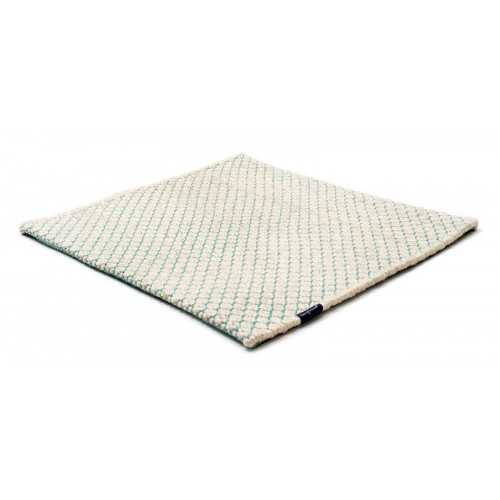 Alfombra Nordic Flower ivory & turquoise 300x400 Wool Range - 1