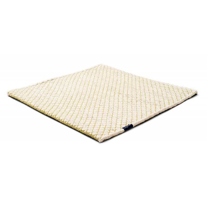 Alfombra Nordic Flower ivory & lime green 300x400 Wool Range - 1