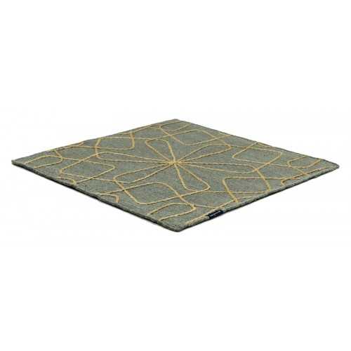 Alfombra Kelim Motifs Infinity avocado 250x350 Wool Range - 1