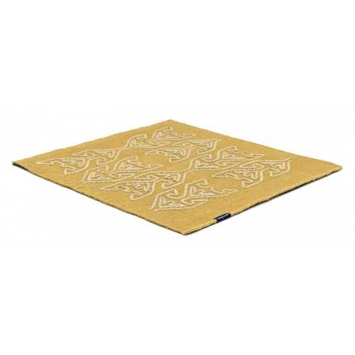 Alfombra Kelim Motifs Tree of Life mustard 250x350 Wool Range - 1