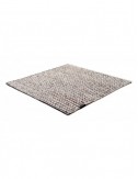 Alfombra Nordic Plain nature & black 250x350 Wool Range - 1