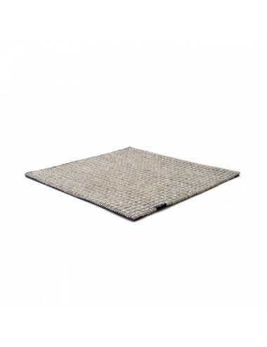 Alfombra Nordic Plain nature & denim blue 250x350 Wool Range - 1