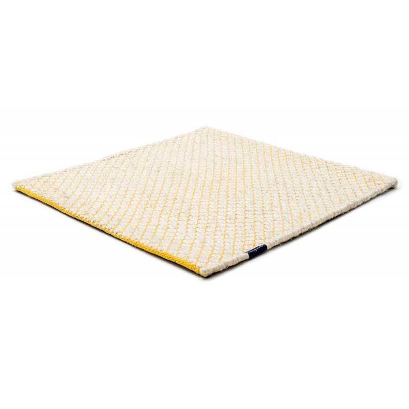 Alfombra Nordic Flower ivory & yellow 250x350 Wool Range - 1