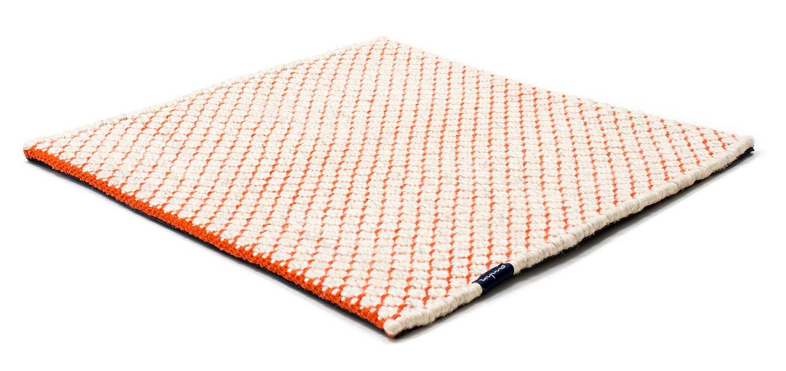 Alfombra Nordic Flower ivory & orange 250x350 Wool Range - 1