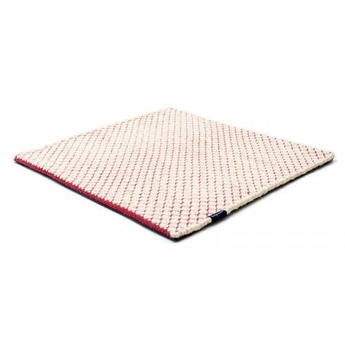Alfombra Nordic Flower ivory & red 250x350 Wool Range - 1
