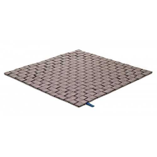 Alfombra MNML 101 Outdoor Indoor brown & silver 200x200 Special Line - 1