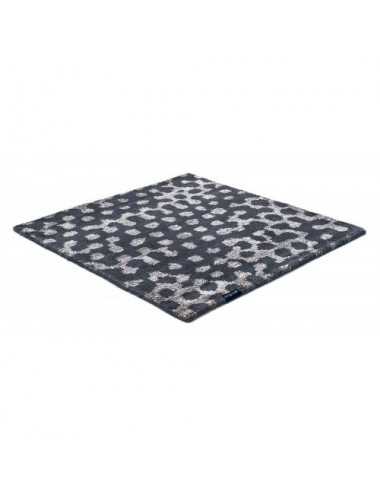 Alfombra Liquid Funk grey & grey 200x200 The Lab - 1