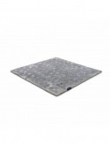 Alfombra Liquid Funk light grey & light grey 200x200 The Lab - 1