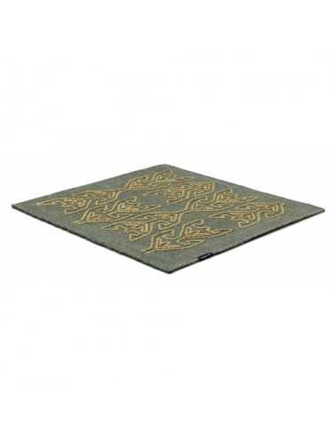 Alfombra Kelim Motifs Tree of Life avocado 200x300 Wool Range - 1