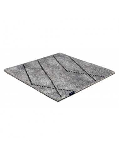 Alfombra Minimal Maroque Shifting Sands silver & shadow 200x200 The Lab - 1