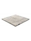 Alfombra Dune Max Viscose bright chrome 200x200 The Loft - 1