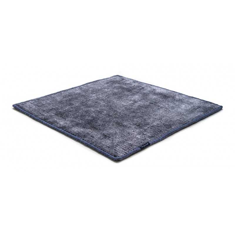 Alfombra Dune Max Viscose blue iron 200x200 The Loft - 1