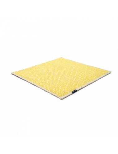 Alfombra Wild Pitch white & yellow 200x200 The Lab - 1