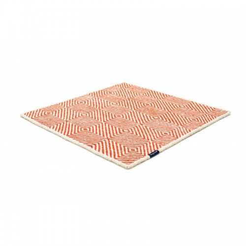 Alfombra Soundscapes white & red earth 200x200 The Lab - 1
