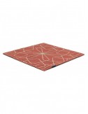 Alfombra Kelim Motifs Infinity brick 200x200 Wool Range - 1