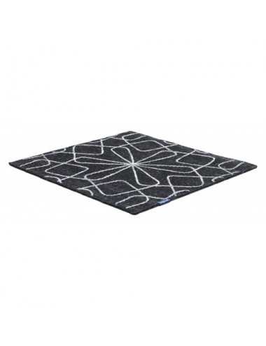 Alfombra Kelim Motifs Infinity slate 200x200 Wool Range - 1
