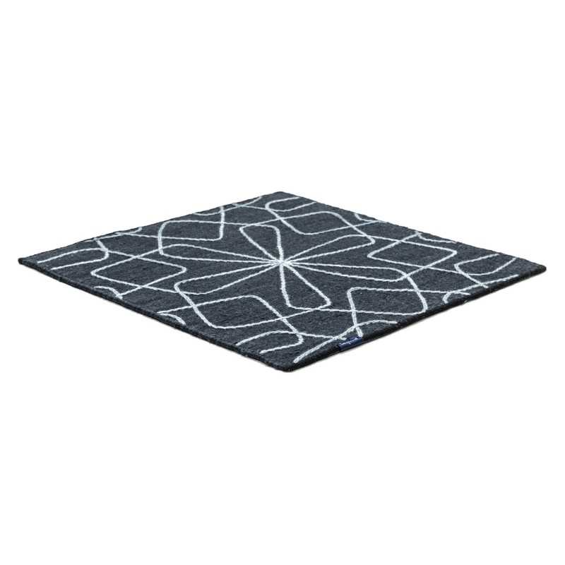 Alfombra Kelim Motifs Infinity night frost 170x240 Wool Range - 1