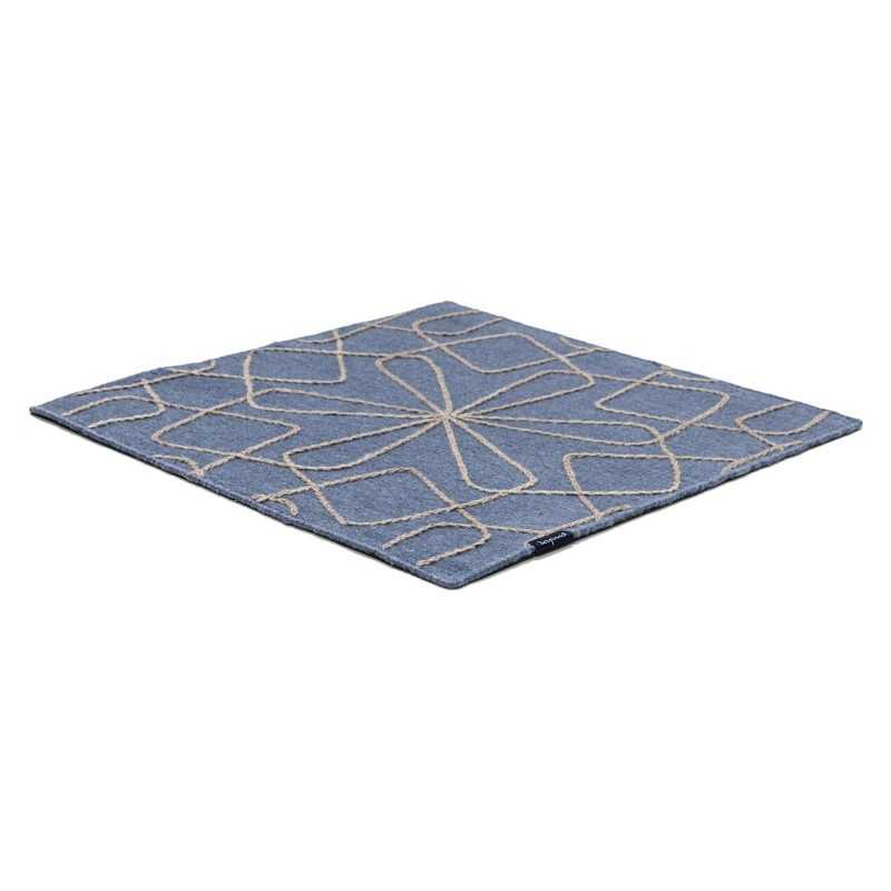 Alfombra Kelim Motifs Infinity mosaic 200x200 Wool Range - 1