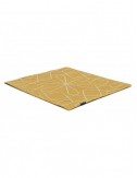 Alfombra Kelim Motifs Infinity mustard 200x200 Wool Range - 1