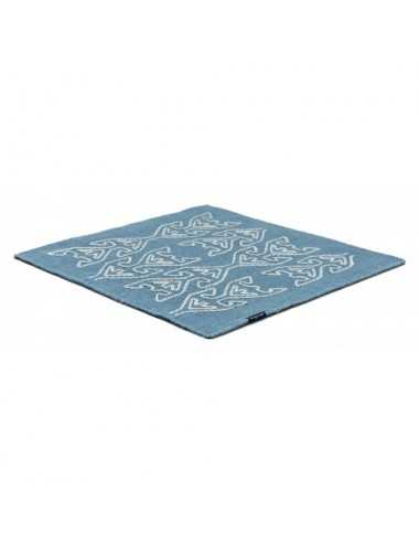 Alfombra Kelim Motifs Tree of Life aqua 170x240 Wool Range - 1