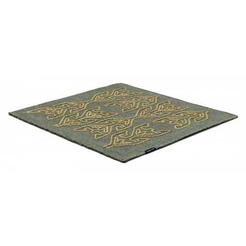 Alfombra Kelim Motifs Tree of Life avocado 170x240 Wool Range - 1